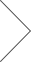 Right-pointing arrow or chevron symbol in black lines on white background.